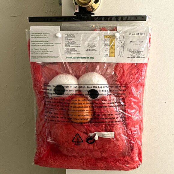 Sesame Street Elmo Costume - Red - Picture 2 of 6